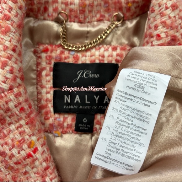 J.Crew Italian nubby flecked tweed topcoat *shop@ianwarrior - Picture 8 of 9